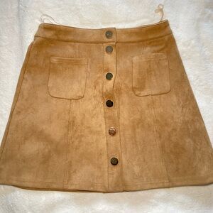 Privately Privileged Button Up Skirt